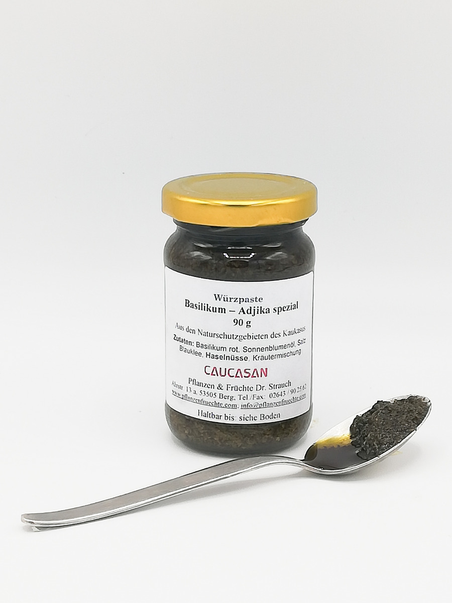 Würzpaste Basilikum Adjika Spezial, 90g -0