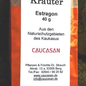 Getrocknete Kräuter Estragon, gerebelt, 40g -0