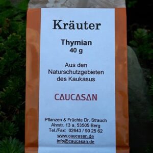 Getrocknete Kräuter Bergthymian, gerebelt, 40g-0