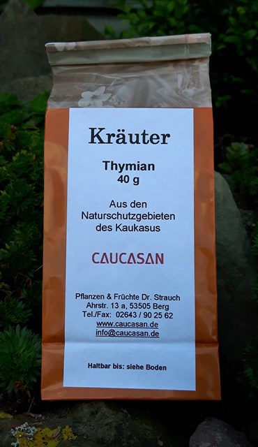Getrocknete Kräuter Bergthymian, gerebelt, 40g-0