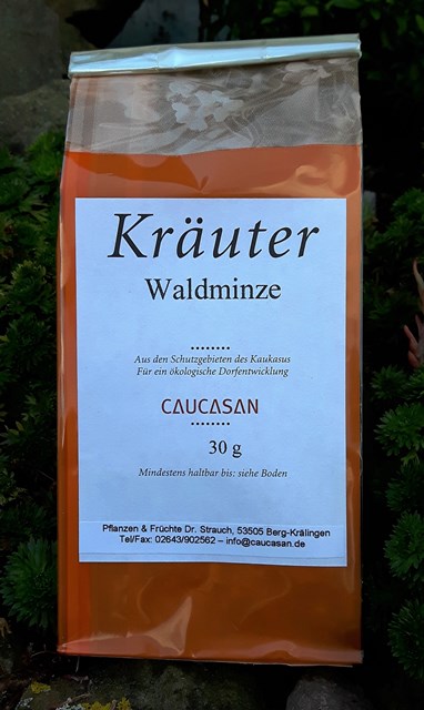 Getrocknete Kräuter Waldminze gerebelt, 30g -0