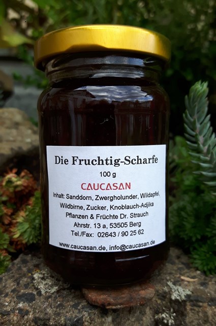 Herzhafte Fruchtsauce Die Fruchtig - Scharfe, 110g-0