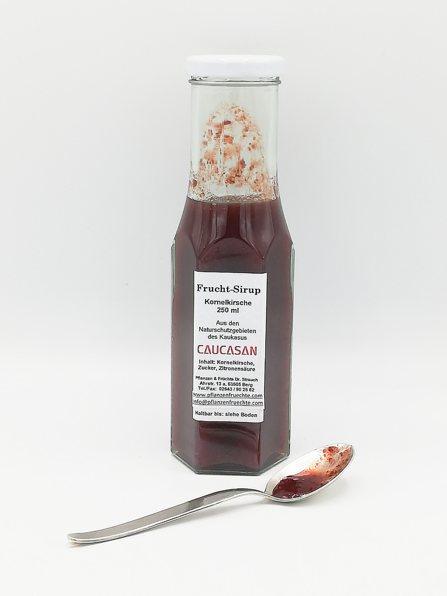 Früchte-Sirup Kornelkirsche wild, 250ml-0