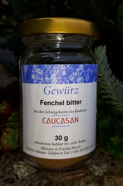 Georgische Gewürze Fenchel-Samen bitter (wild) ganz, 25g-156