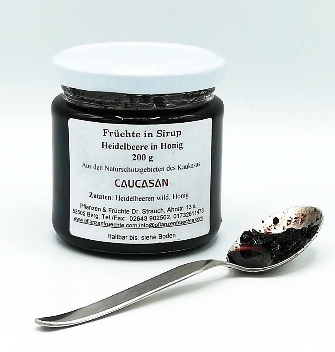 Früchte in Honig Heidelbeere wild, 200g-0