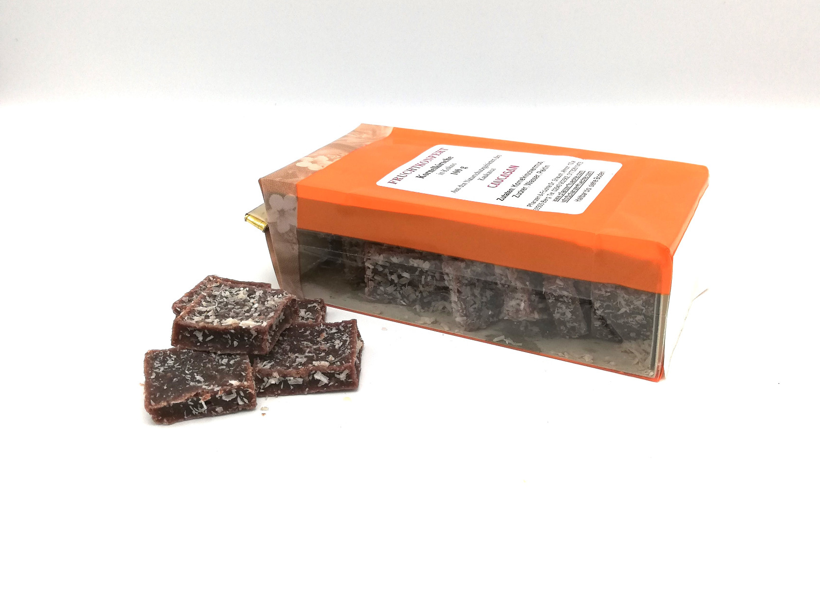 Fruchtkonfekt Kornelkirsche - Kokos 100g-572