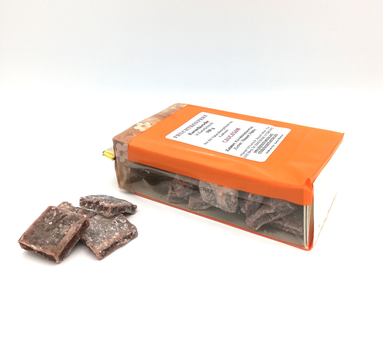 Fruchtkonfekt Kornelkirsche - Kartoffelmehl 100g-566