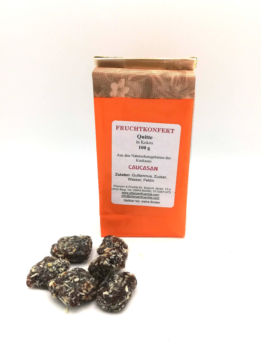 Fruchtkonfekt Quitte - Kokos 100g-0