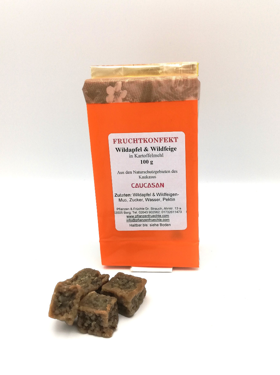 Fruchtkonfekt Wildapfel & Wildfeige - Kartoffelmehl 100g-0