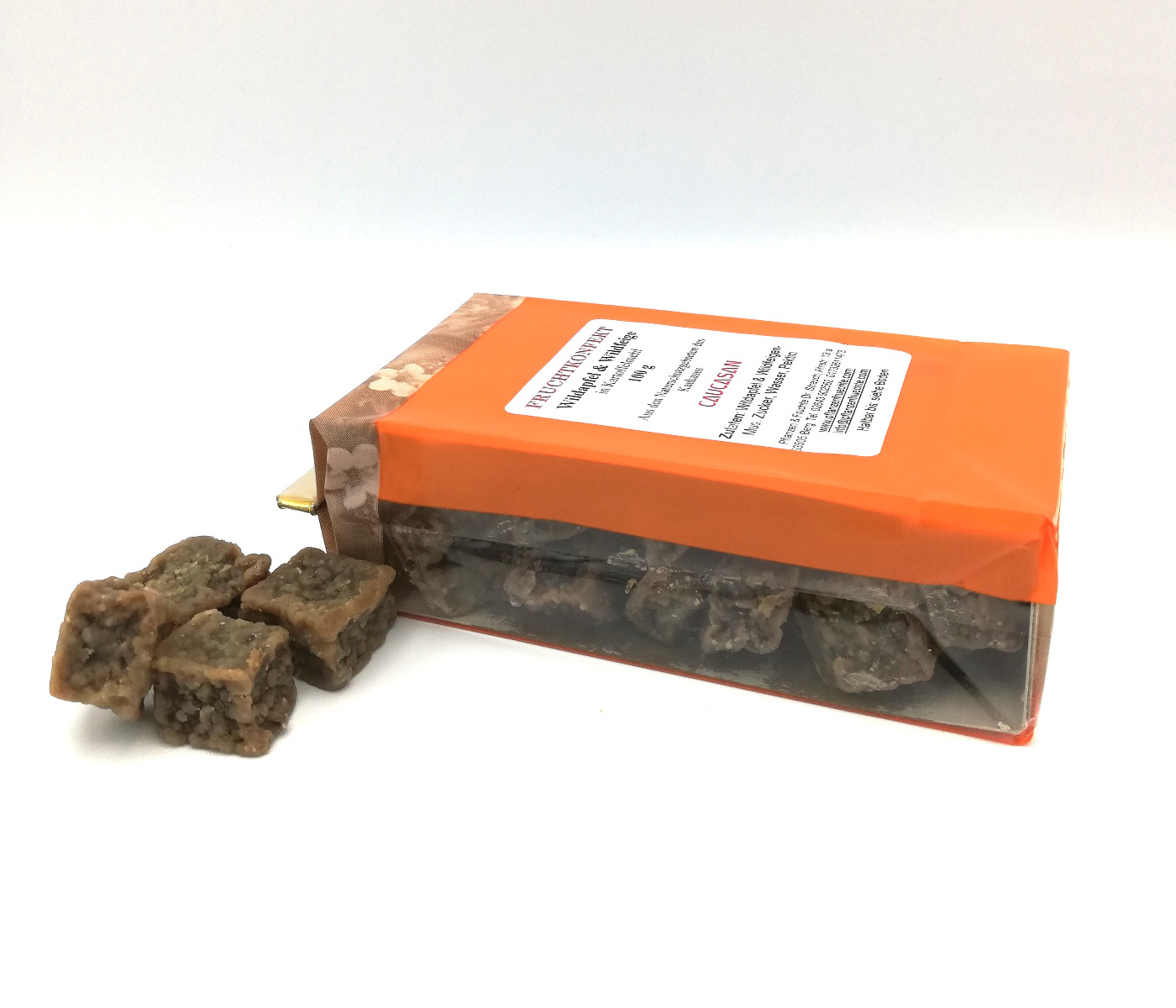 Fruchtkonfekt Wildapfel & Wildfeige - Kartoffelmehl 100g-613
