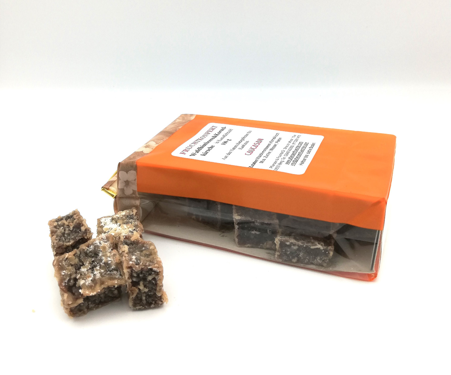 Fruchtkonfekt Waldhimbeere & Kornelkirsche - Kartoffelmehl 100g-593